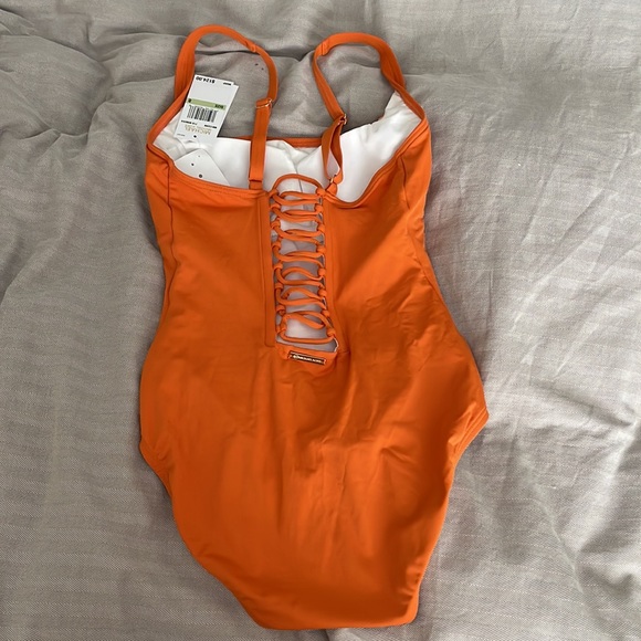 Orange Michael Kors one piece NWT - Picture 2 of 3